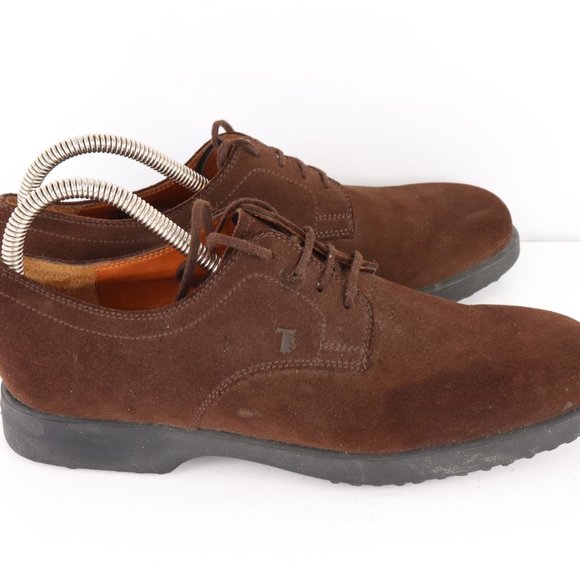 Tod\'s Suede Leather Lace Up Oxfords Dress Shoes 7 main image 6
